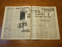 1977 NOVEMBER 1 MIDNIGHT GLOBE NEWSPAPER - ELVIS' FAMILY SPEAKS - NP 4734