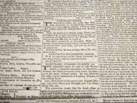 1827-1839 NATIONAL GAZETTE & LITERARY REGISTER NEWSPAPER LOT OF 5 - NP 2332