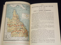 1950-1959 QUEENSLAND YEAR BOOK LOT OF 10 - GOV. STATISTICIAN BRISBANE - KD 1C