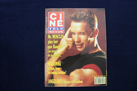 1988 JANUARY 14 CINE TELE REVUE MAGAZINE - ARNOLD SCHWARZENEGGER COVER - E 12028