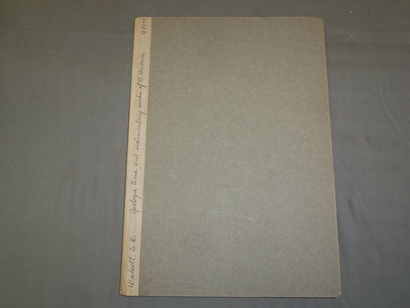 1894 GEOLOGIC TIME; AS INDICATED BY THE SEDIMENTARY ROCKS OF NO. AMERICA- J 4936