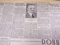 1931 APRIL 26 NEW YORK TIMES - GARRY HERRMANN BASEBALL HEAD DIES AT 71 - NT 2449