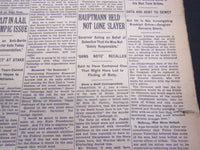 1935 DECEMBER 7 NEW YORK TIMES - HAUPTMANN HELD NOT LONE SLAYER - NT 4849