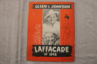 1948 OLSEN & JOHNSON LAFFACADE OF 1948 PROGRAM - K 3479
