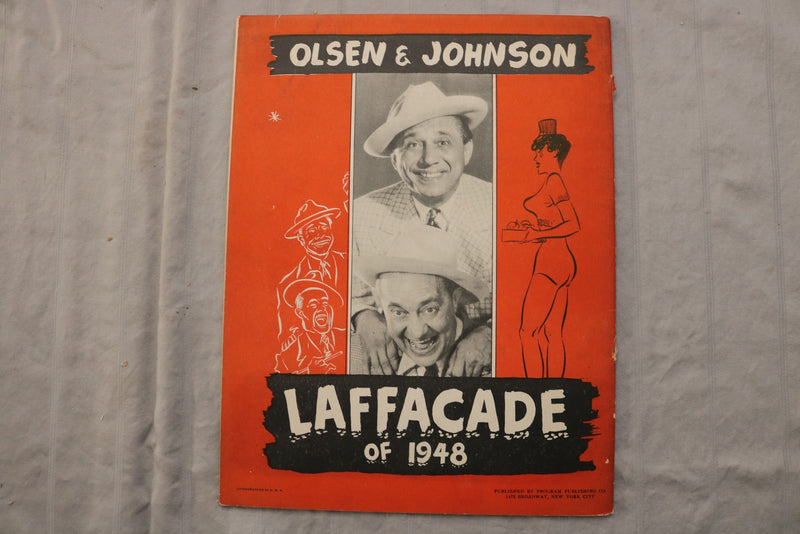 1948 OLSEN & JOHNSON LAFFACADE OF 1948 PROGRAM - K 3479