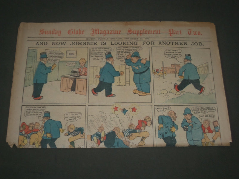 1905 NOV 19 SUNDAY BOSTON GLOBE SUPPLEMENT PART 2 - COLOR COMICS - NP 2766