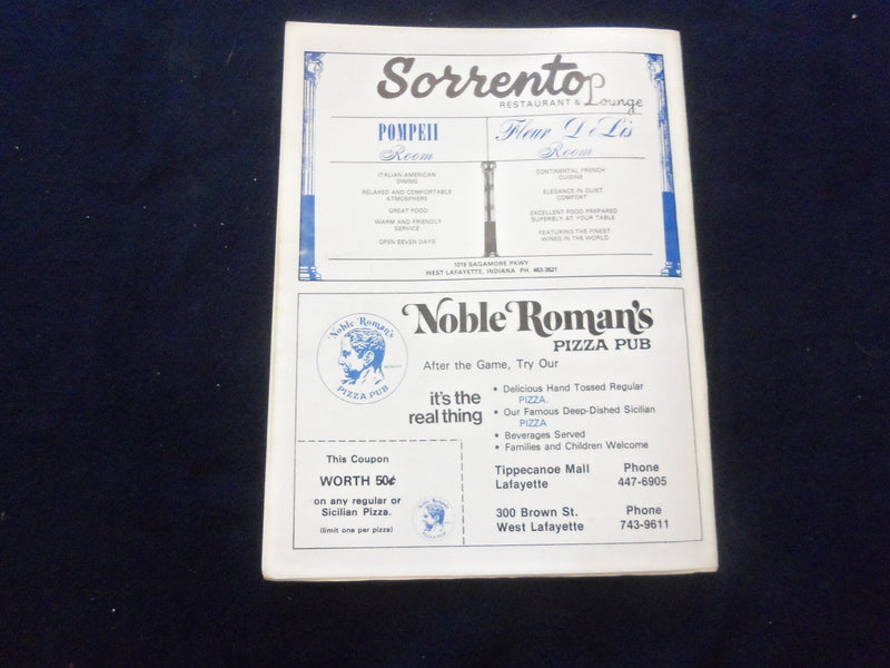 1976 JAN 24 COLLEGE BASKETBALL PROGRAM- PURDUE UNIV VS. UNIV MICHIGAN - SP 1533Q