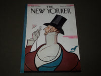 1968 FEBRUARY 24 NEW YORKER MAGAZINE FRONT COVER ONLY BY REA IRVIN - ART DECO