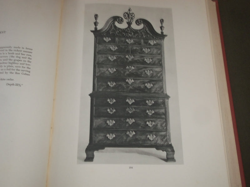1952 AMERICAN FURNITURE QUEEN ANNE & CHIPPENDALE PERIODS BY JOSEPH DOWNS- I 1367