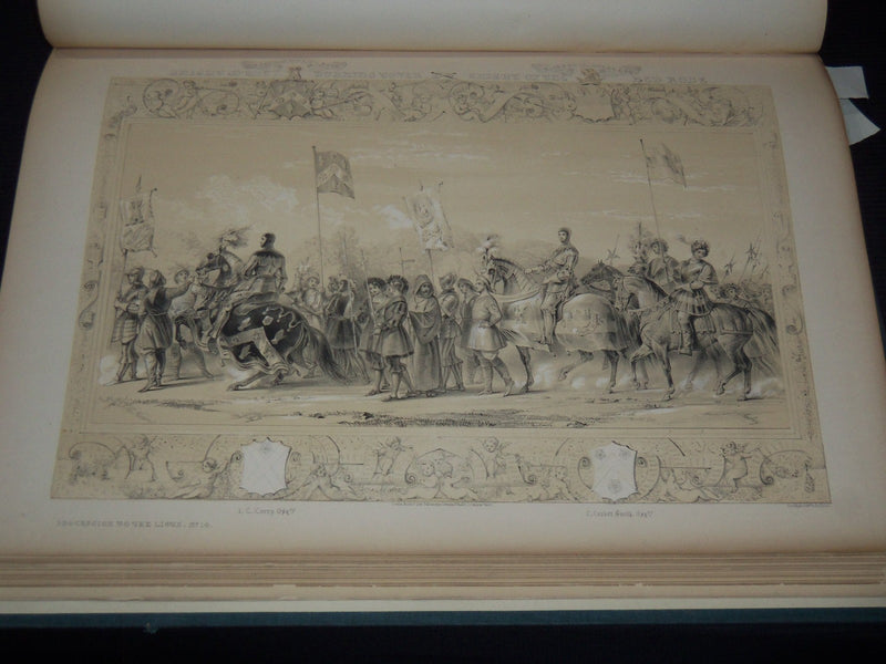 1843 THE EGLINTON TOURNAMENT VOLUME - LONDON - GREAT PLATES - Z 255
