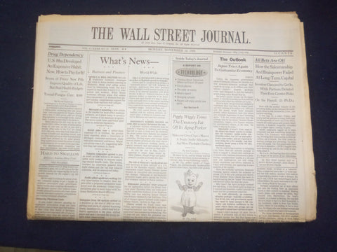 1998 NOV 16 THE WALL STREET JOURNAL - JAPAN TRIES TO GALVANIZE ECONOMY - WJ 121