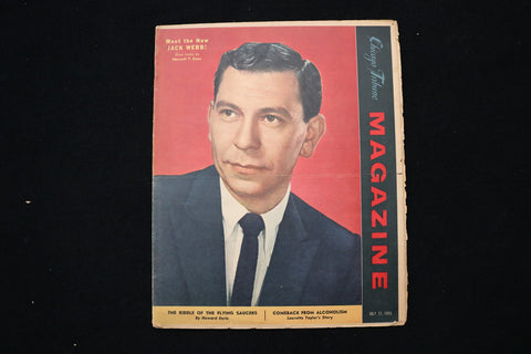 1955 JULY 17 CHICAGO TRIBUNE MAGAZINE - JACK WEBB COVER - E 26189