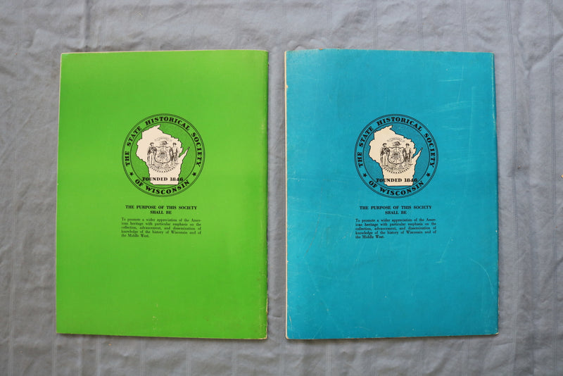 1957-1958 WISCONSIN MAGAZINE OF HISTORY SOFTCOVER BOOKS - LOT 0F 2 - K 715