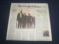 2021 OCTOBER 29 NEW YORK TIMES -PRESIDENT OFFERS COMPROMISE PLAN TO SPEED AGENDA