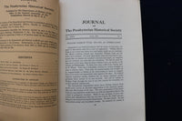 1951-1952 PRESBYTERIAN HISTORICAL SOCIETY BULLETIN - LOT OF 4 - O 3401