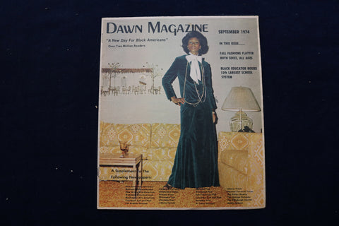 1974 SEPTEMBER DAWN MAGAZINE - NANNETTE BROCK COVER - NP 8841