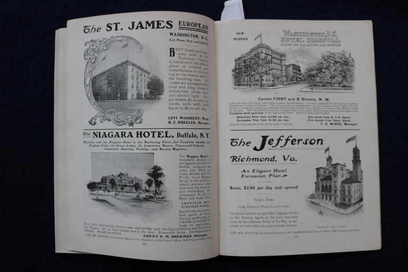 1905 WASHINGTON - ARLINGTON - MT. VERNON STANDARD GUIDE- SOFTCOVER BOOK - K 1318