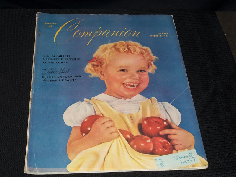 1942 OCTOBER WOMAN'S HOME COMPANION MAGAZINE NICE FRONT COVER - E 2620