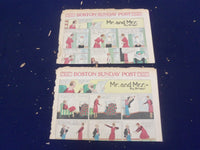 1928-1932 BOSTON SUNDAY POST COLOR COMICS - LOT OF 5 - NP 5205