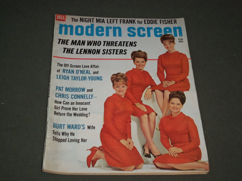 1967 FEBRUARY MODERN SCREEN MAGAZINE - LENNON SISTERS - SP 2776