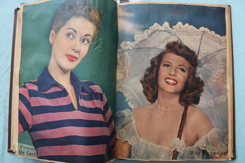 1940'S CELEBRITY SCRAPBOOK - INGRID BERGMAN - BING CROSBY - E 26496