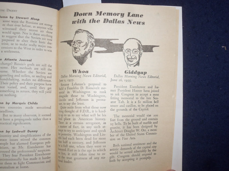 1955 SEPTEMBER DEMOCRATIC DIGEST MAGAZINE - HARRY TRUMAN - J 9791