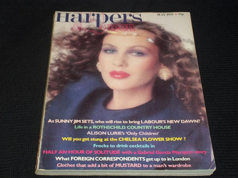 1979 MAY HARPERS & QUEEN MAGAZINE - JERRY HALL FRONT COVER - E 5606