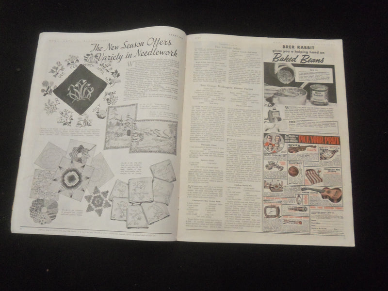 1938 FEBRUARY HOME ARTS NEEDLECRAFT MAGAZINE - NICE ILLUSTRATED COVER - SP 886H