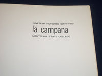 1962 LA CAMPANA MONTCLAIR STATE COLLEGE YEARBOOK - GREAT PHOTOS - YB 466