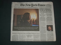 2019 NOVEMBER 22 NEW YORK TIMES - FIONA HILL & DAVID HOLMES TESTIFY ON UKRAINE