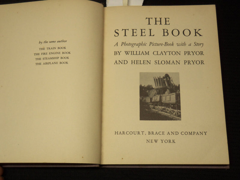 1935 THE STEEL BOOK PHOTOGRAPHIC PICTURE-BOOK BY WILLIAM & HELEN PRYOR - KD 9503