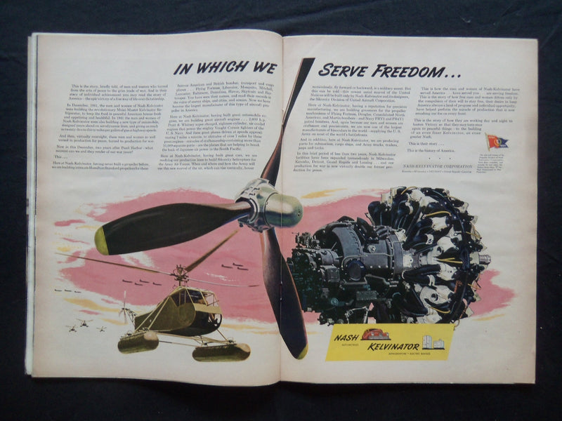 1943 DECEMBER 6 LIFE MAGAZINE - EARMUFFS IN FASHION - L 368