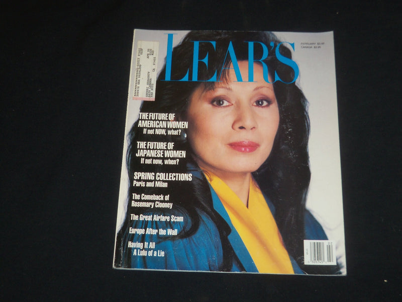 1990 FEBRUARY LEAR'S MAGAZINE - KEDAKAI LIPTON COVER - SP 4222