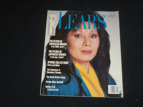 1990 FEBRUARY LEAR'S MAGAZINE - KEDAKAI LIPTON COVER - SP 4222