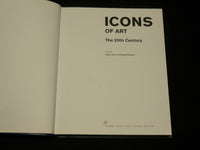 2003 ICONS OF ART THE 20TH CENTURY SOFTCOVER BOOK - GREAT PHOTOS - I 1980