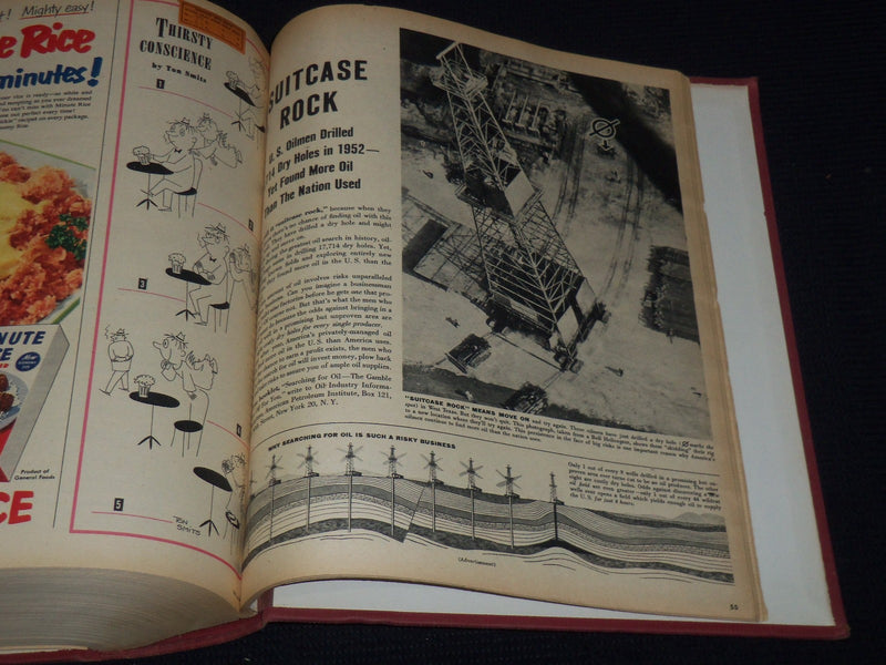 1953 JAN-JUN NEW YORK HERALD TRIBUNE THIS WEEK MAGAZINE BOUND VOLUME - KD 5862C