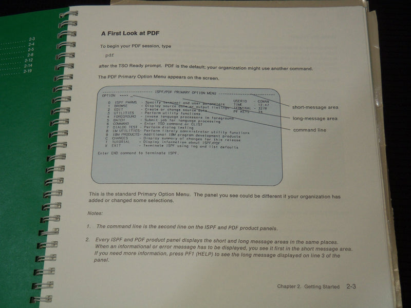 1980'S COMPUTER MANUALS LOT OF 2 - APPLE - SPIRAL BOUND - #50