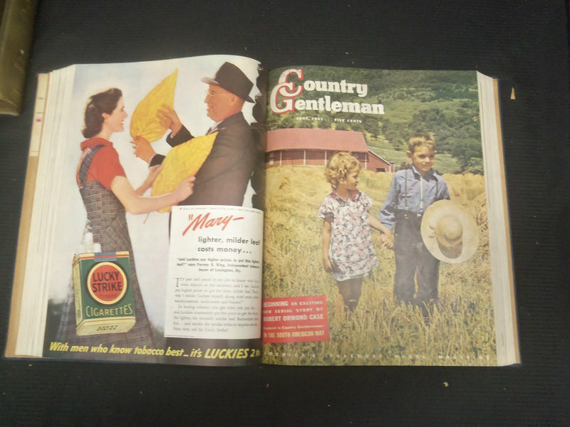 1941 JANUARY-DECEMBER COUNTRY GENTLEMAN BOUND MAGAZINE VOLUME - R 729K