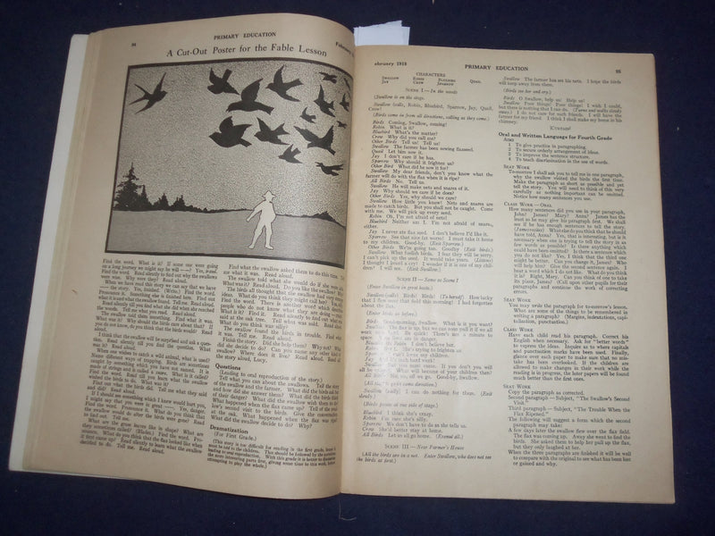 1918 FEBRUARY PRIMARY EDUCATION MAGAZINE - J 9777