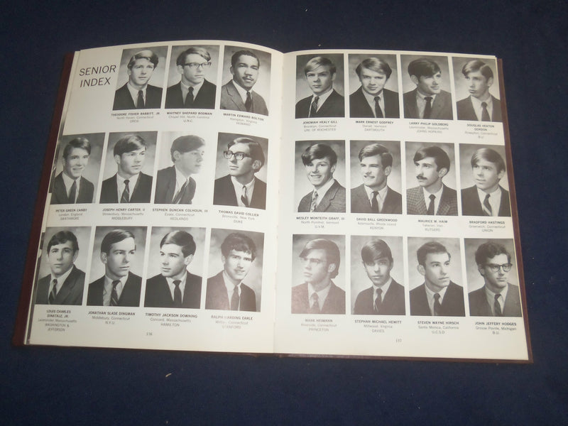 1968 GRIFFIN POMFRET COLLEGE PREP BOARDING SCHOOL YEARBOOK -POMFRET, CT- YB 2347