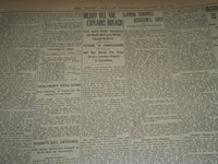 1910 AUGUST 10 THE BOSTON HERALD - GAYNOR SURVIVES ASSASSIN'S SHOT - BH 152
