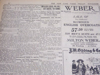 1920 NOVEMBER 5 NEW YORK TIMES - HARDING NOW HAS ELECTORIAL VOTE OF 404- NT 7117