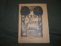 1902 JANUARY THE HOUSE & GARDEN MAGAZINE - GREAT PHOTOS & ADS - ST 755
