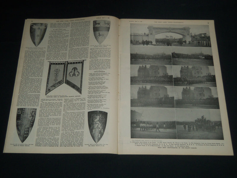 1897 MAY 2 NEW YORK TIMES ILLUSTRATED MAGAZINE - REV. MORGAN DIX - NP 3859
