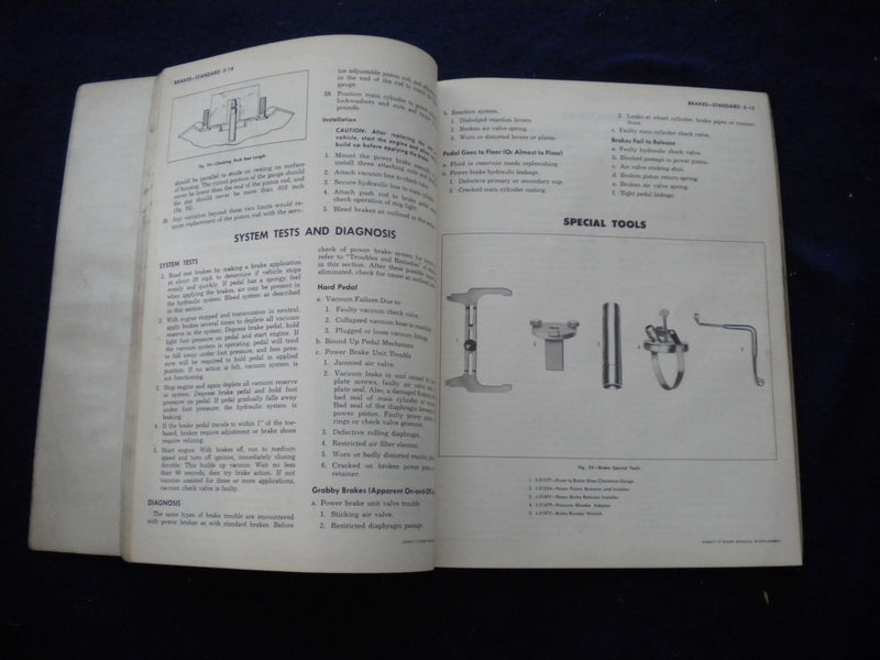 1964 CHEVY PASSENGER CAR SHOP MANUAL SUPPLEMENT - SOFTCOVER - KD 8014