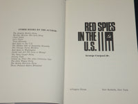1973 RED SPIES IN THE U. S. HARDCOVER BOOK INSCRIBED BY GEORGE CAPOZI - D 485