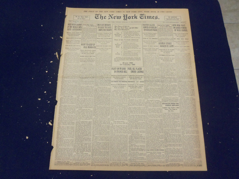 1918 FEBRUARY 5 NEW YORK TIMES - GERMAN STRIKE BROKEN BY ARMY - NT 8231