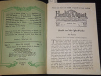 1938 MARCH HEALTH DIGEST MAGAZINE - ALEXIS CARREL - K 1078