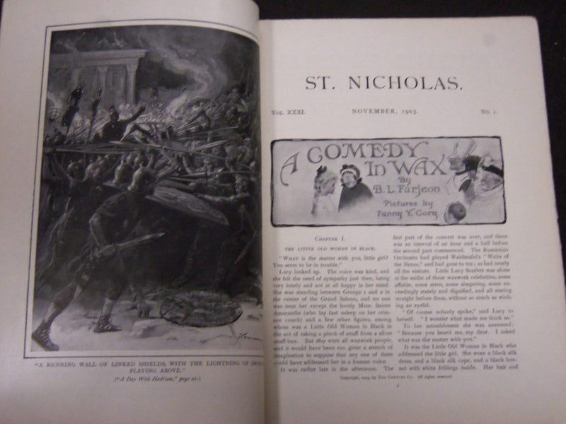 1902-1903 ST. NICHOLAS MONTHLY MAGAZINE LOT OF 12 ISSUES - NICE ILLUS - WR 1093