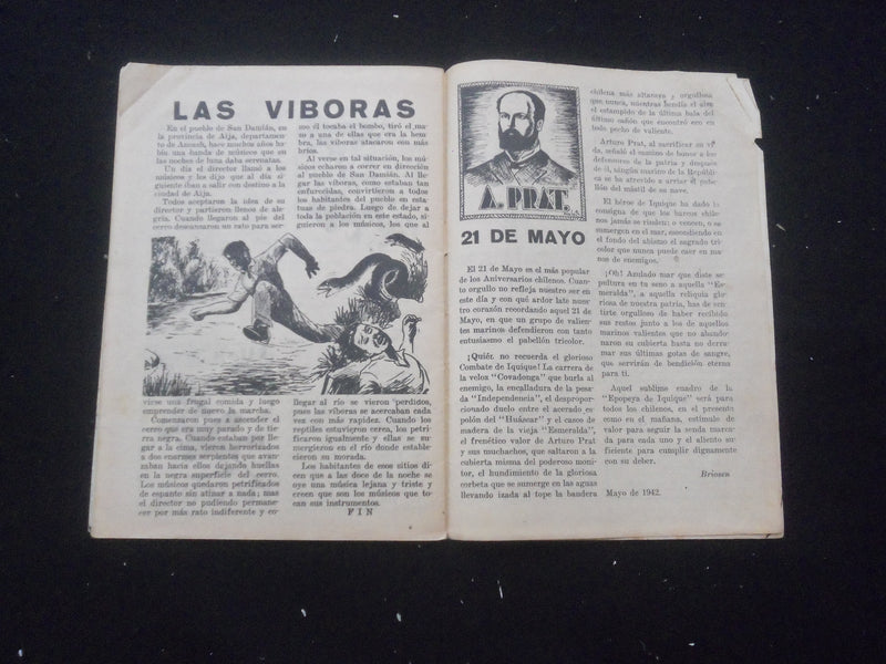 1942 MAY 21 EL COLEGIAL MAGAZINE- STORIES & CARTOONS - SPANISH TEXT - SP 6377X